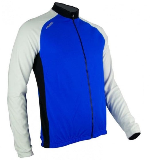 Fietsjack Unisex Windbreaker Kobalt/Wit/Zwart Maat S