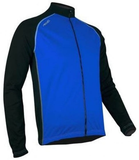 Fietsjack Unisex Windbreaker Kobalt/Zwart Maat L