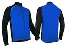 Fietsjack Unisex Windbreaker Kobalt/Zwart Maat L