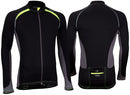 fietsshirt heren zwart/grijs polyester maat S