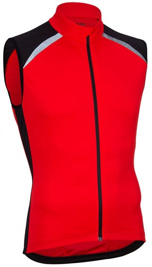 fietsshirt heren polyester rood maat XL