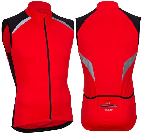 fietsshirt heren polyester rood maat XL