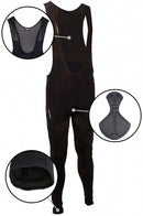 Fietsbroek met bovenstuk lang zwart maat L