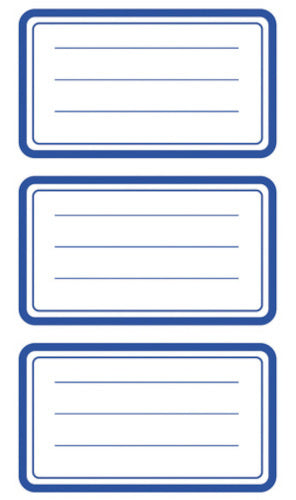 boeketiketten Z-design School junior 76 x 120 mm papier
