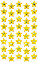 stickervel Ster junior 7,6 x 12 cm papier geel 120-delig