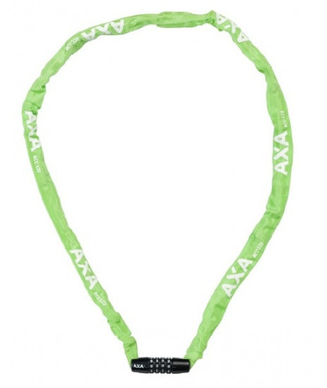 Kettingslot Axa Rigid RCC code 120/3,5 met polyester hoes - groen