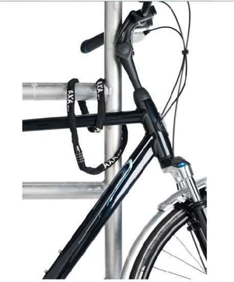Kettingslot Axa Rigid RCC code 120/3,5 met polyester hoes - zwart