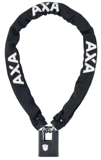 Kettingslot Axa Clinch+ 85/6 met polyester hoes - zwart