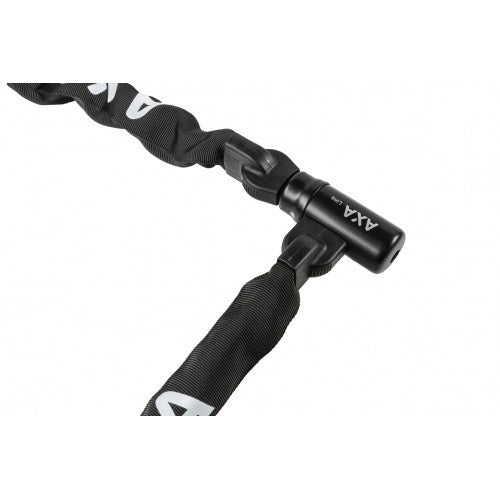 Kettingslot Axa Linq ART 2 - 180-9.5 met polyester hoes - zwart