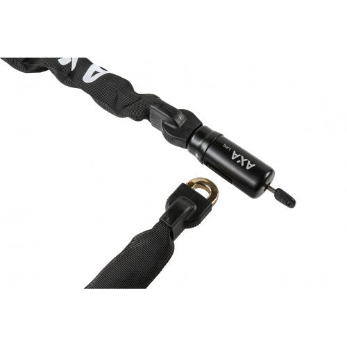 Kettingslot Axa Linq ART 2 - 180-9.5 met polyester hoes - zwart