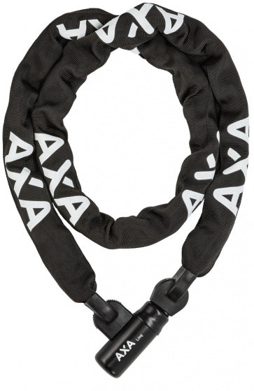 Kettingslot Axa Linq 180/9.5 met polyester hoes - zwart