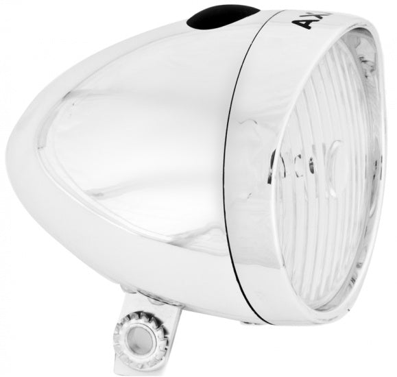 Koplamp Axa Classic op batterijen - zilver (op kaart)