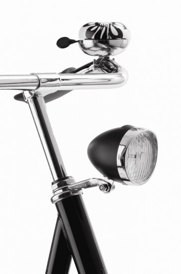 Koplamp Axa Classic op batterijen - zwart (op kaart)