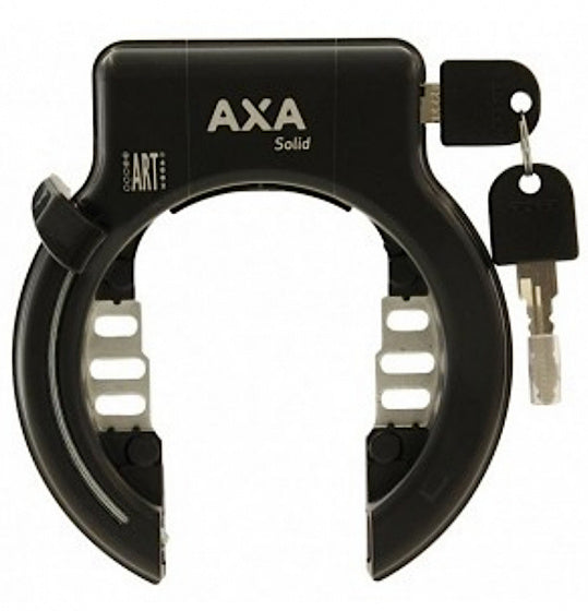 Ringslot Axa Solid - zwart (werkplaatsverpakking)