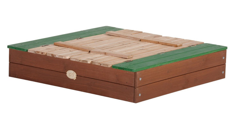 zandbak Ella XL 120 x 120 x 20 cm hout bruin