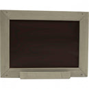 Krijtbord grijs/zwart 41 cm