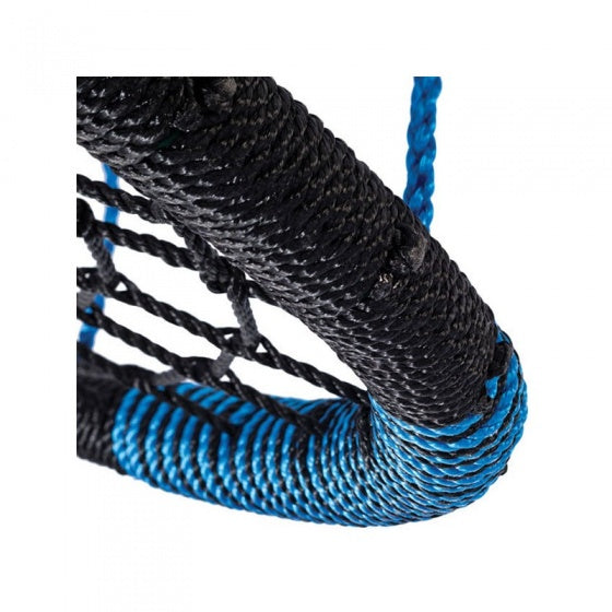 nestschommel 108 x 83,5 cm ovaal zwart/blauw