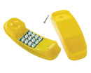 speelgoedtelefoon voor speelhuisjes 21 cm geel