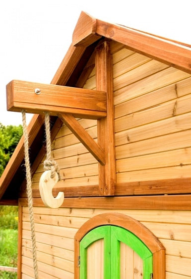 speelhuis Stef 360 x 200 x 232 cm hout blank