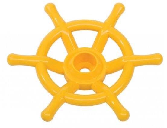 Stuurwiel boot voor speelhuisje 35 cm geel