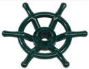 Stuurwiel boot voor speelhuisje 35 cm groen