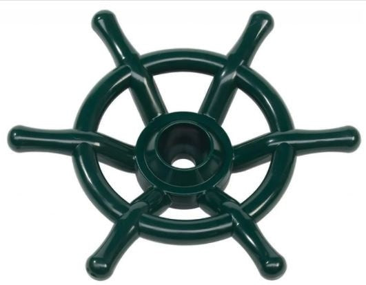 Stuurwiel boot voor speelhuisje 35 cm groen