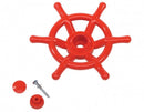 Stuurwiel boot voor speelhuisje 35 cm rood