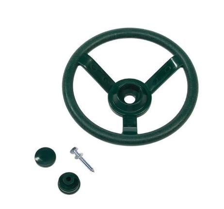 Stuurwiel voor speelhuisje 29 cm groen