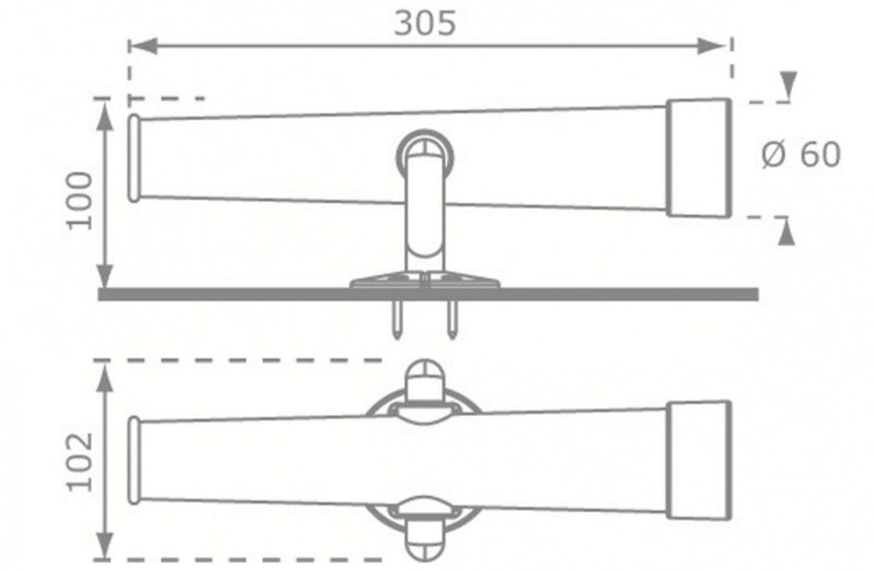 telescoop voor speeltoren groen 30 cm