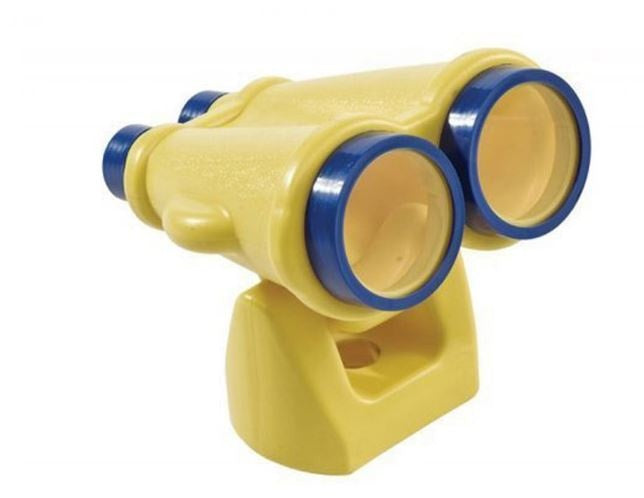 verrekijker voor speeltoren geel 21 cm