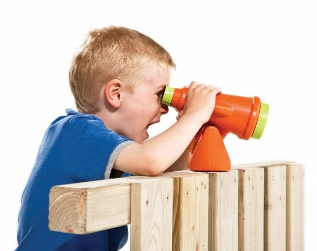 verrekijker voor speeltoren oranje 21 cm