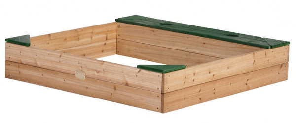 zandbak Amy 115 x 115 x 21,8 cm hout naturel