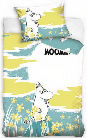 dekbedovertrek Moomin junior 100 x 135 cm katoen