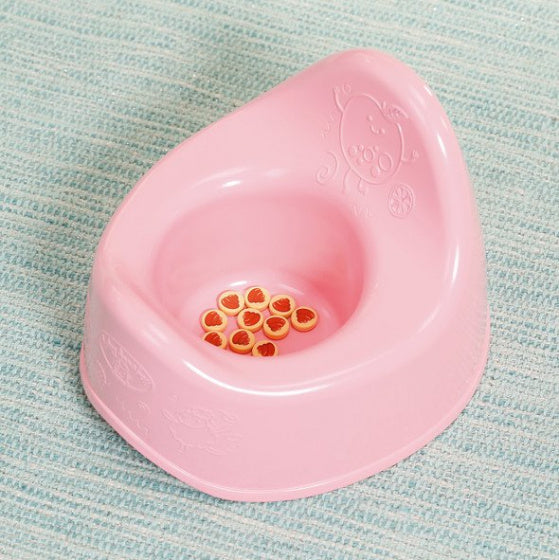 lunchset babypop meisjes 43 cm roze/blauw 10-delig