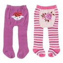 maillot 2 stuks paars en streepjes 22 cm