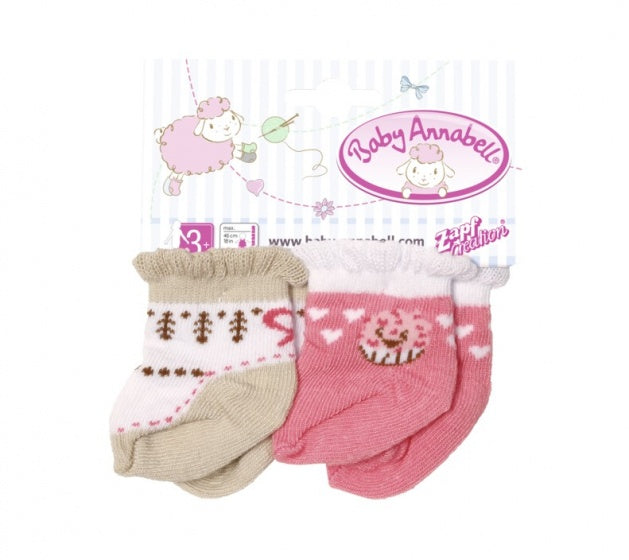 poppensokjes voor pop tot 46 cm roze