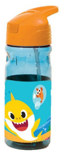 drinkbeker junior 500 ml lichtblauw/oranje