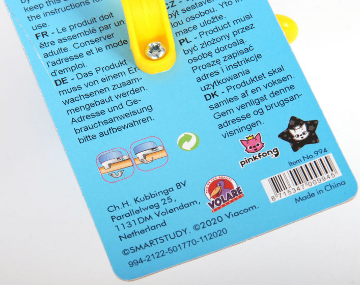 Fietsbel Baby Shark - blauw