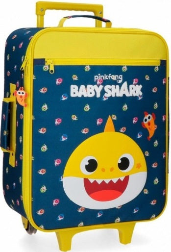 koffer Baby Shark My Good Friend ABS 25 liter blauw