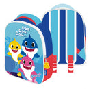 rugzak Baby Shark junior 32 x 26 cm polyester blauw