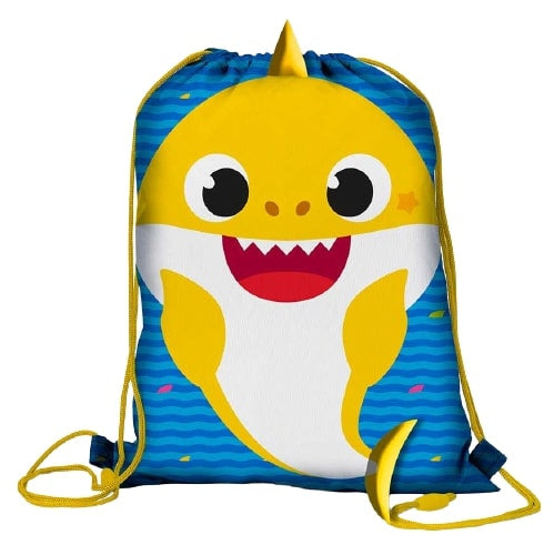 rugzak Baby Shark junior 31,5 x 36,5 cm polyester blauw