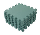 speelmat junior 90 x 90 cm foam groen 9-delig