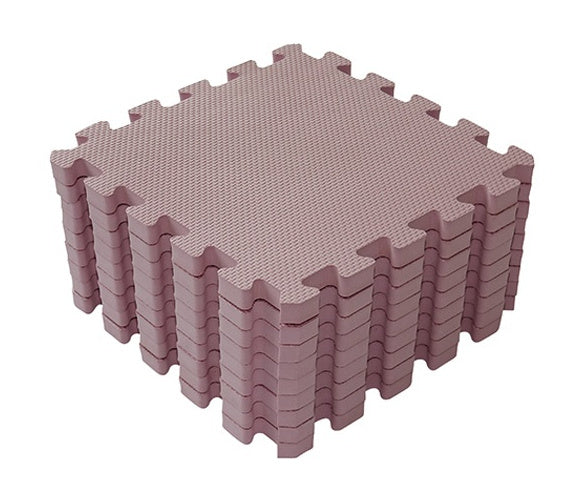 speelmat junior 90 cm foam roze 9-delig