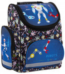 rugzak Robots jongens 15 liter polyester zwart/blauw