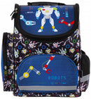 rugzak Robots jongens 15 liter polyester zwart/blauw