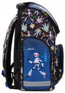 rugzak Robots jongens 15 liter polyester zwart/blauw