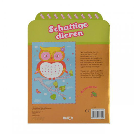 stickerparadeboek Schattige Dieren 27 x 20 cm papier