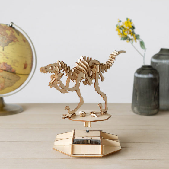 3D-puzzel Dinosaurus 30,5 x 27,5 cm hout blank