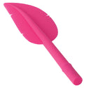 balpen Pluim 18 x 4 cm siliconen roze