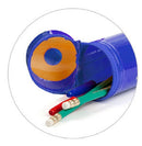 etui Pencil junior 6 x 24,5 cm blauw